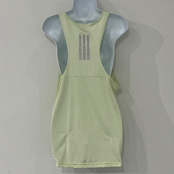 Adidas Women's Light Green Running Tank Top Size M - Picture 4 of 6